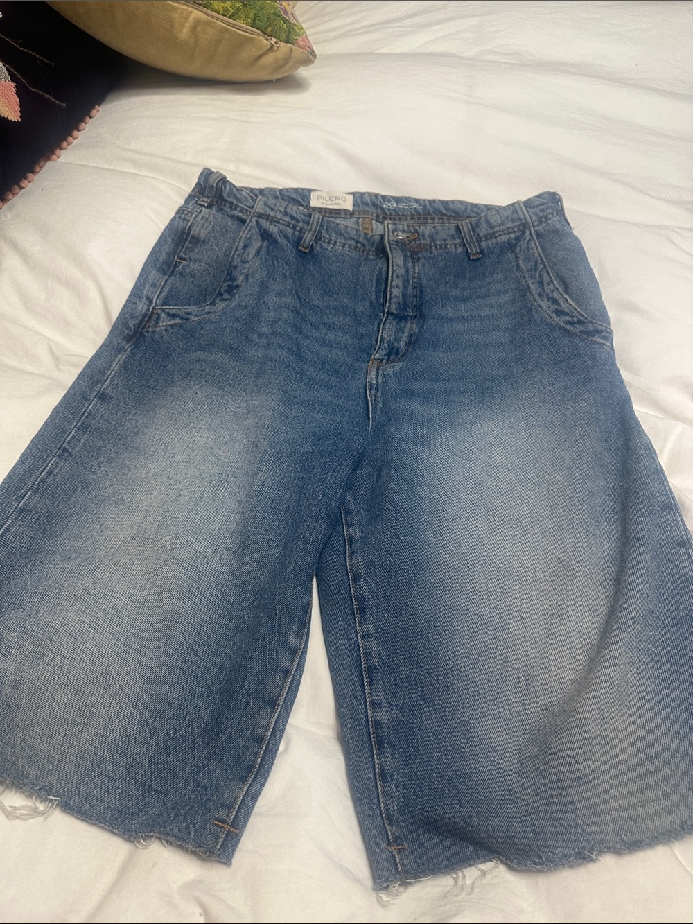 Pilcro The Lonnie high-rise denim Bermuda shorts - Picture 7 of 11